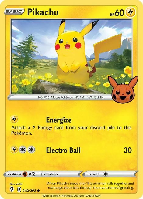 Pikachu Card Front