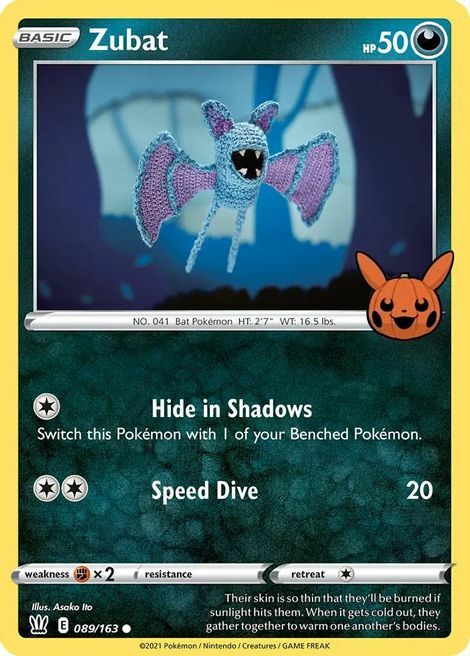 Zubat Card Front