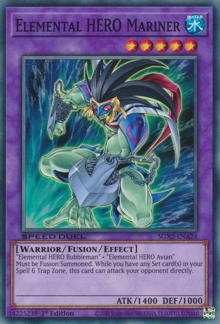 Elemental HERO Mariner Card Front