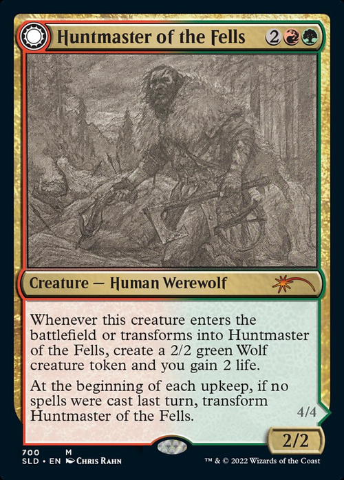 Huntmaster of the Fells // Ravager of the Fells Card Front