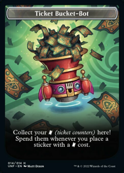 Ticket Bucket-Bot Card Front