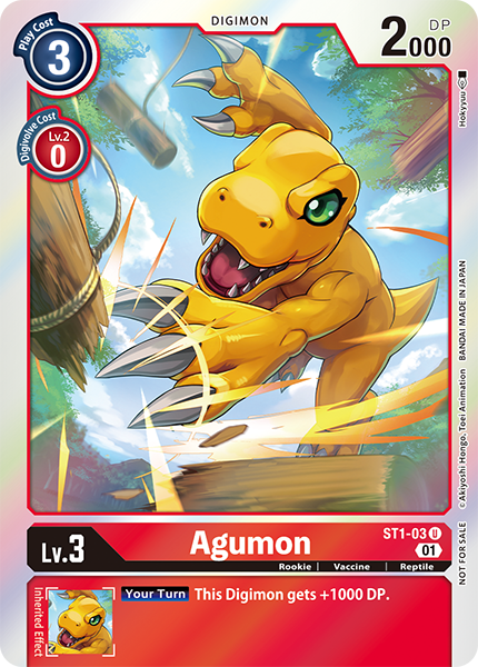 Agumon Card Front