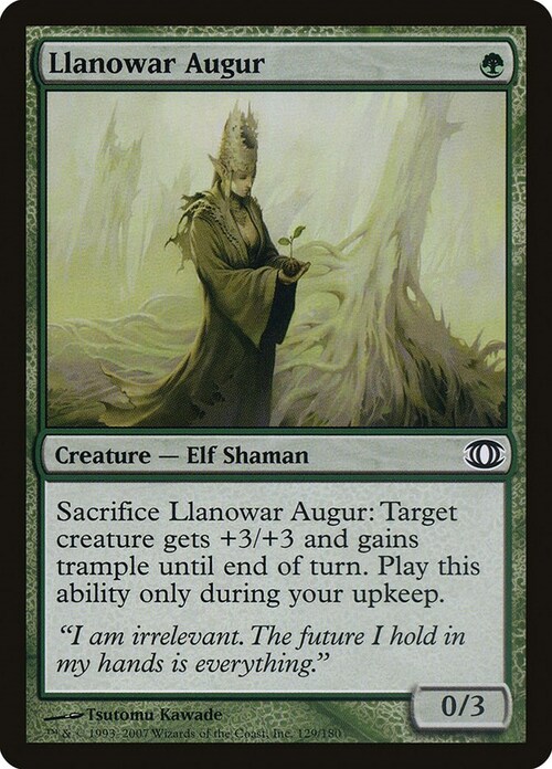 Llanowar Augur Card Front