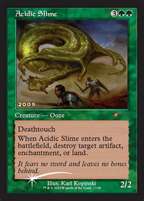 Acidic Slime Card Front