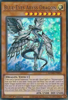 Blue-Eyes Abyss Dragon Card Front