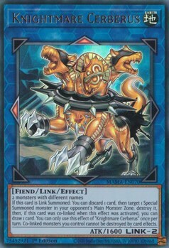 Knightmare Cerberus Card Front