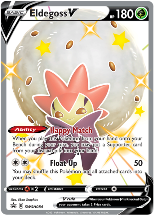 Eldegoss V Card Front