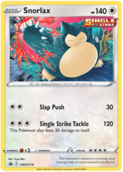 Snorlax [Slap Push | Single Strike Tackle]