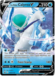 Ice Rider Calyrex V [Blizzard | Frost Stamp]