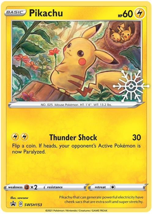 Pikachu Card Front