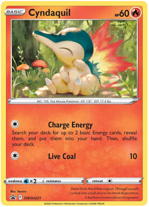 Cyndaquil Card Front