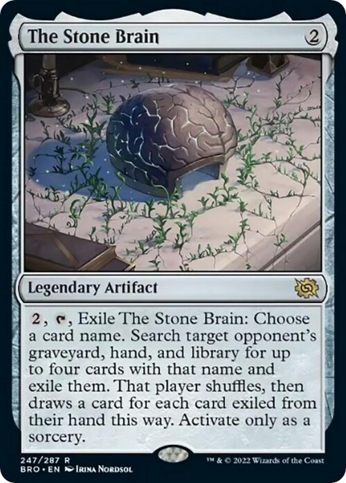 The Stone Brain Card Front