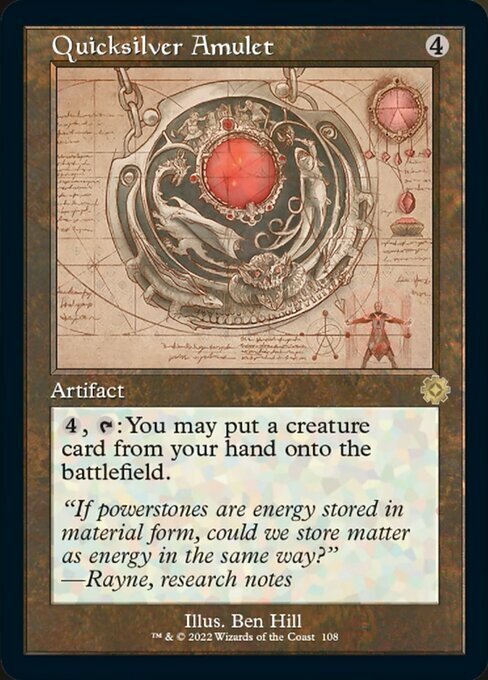 Quicksilver Amulet Card Front