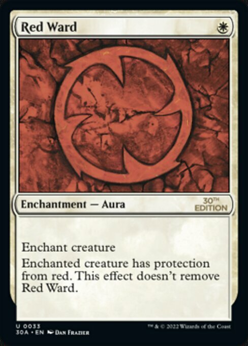 Red Ward Card Front