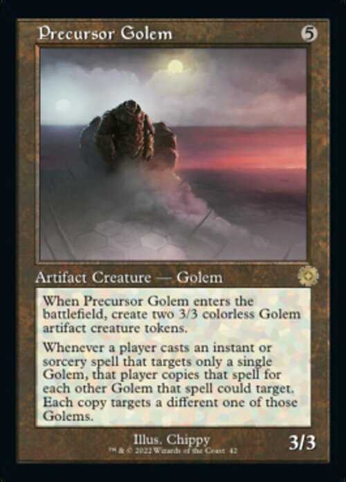 Precursor Golem Card Front