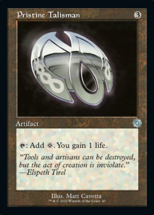 Pristine Talisman Card Front