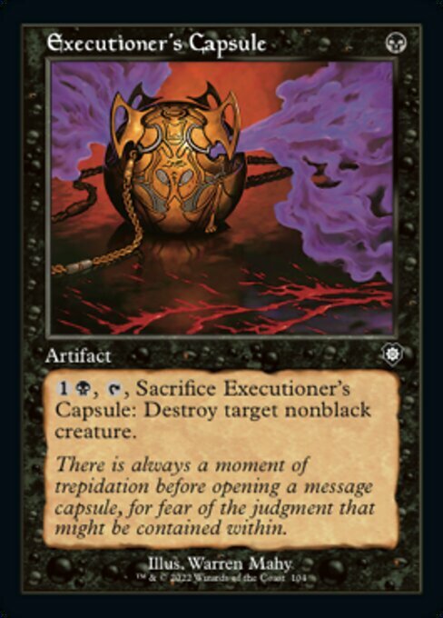 Executioner's Capsule Card Front