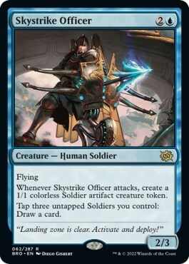 Skystrike Officer Card Front