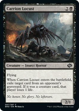 Carrion Locust Card Front