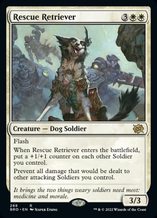 Rescue Retriever Card Front