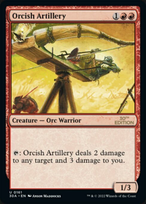 Orcish Artillery Card Front