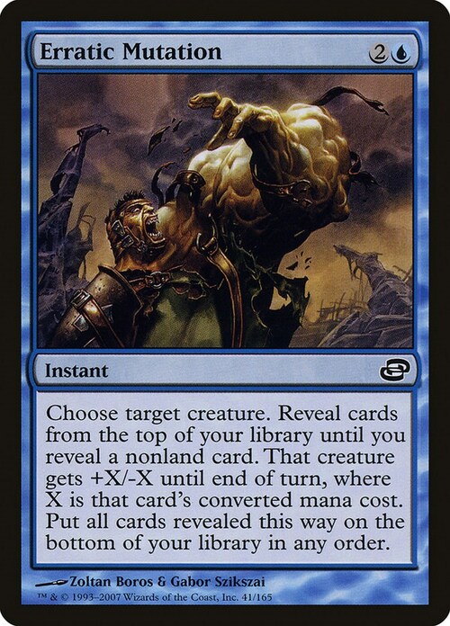 Erratic Mutation Card Front