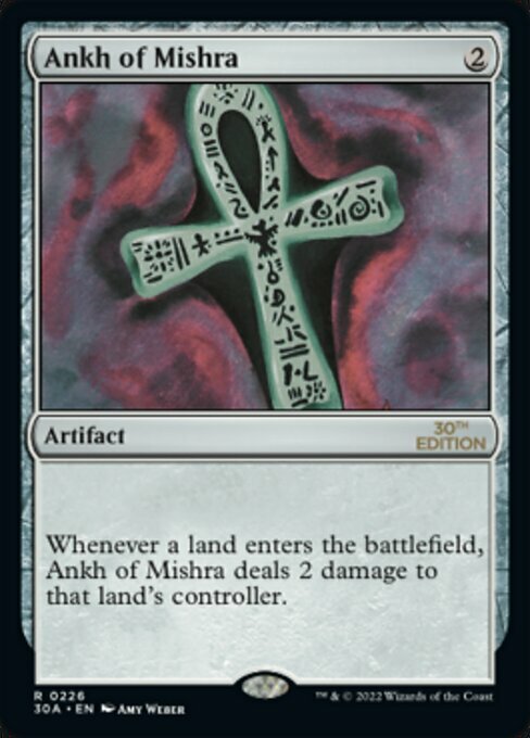 Ankh of Mishra Card Front