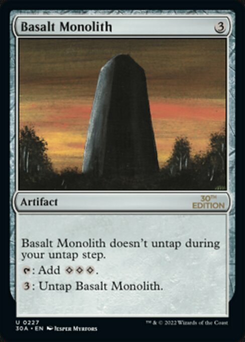 Basalt Monolith Card Front