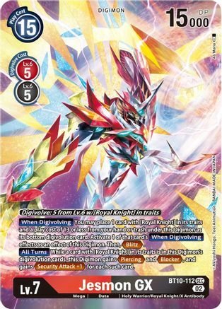 Jesmon GX Card Front