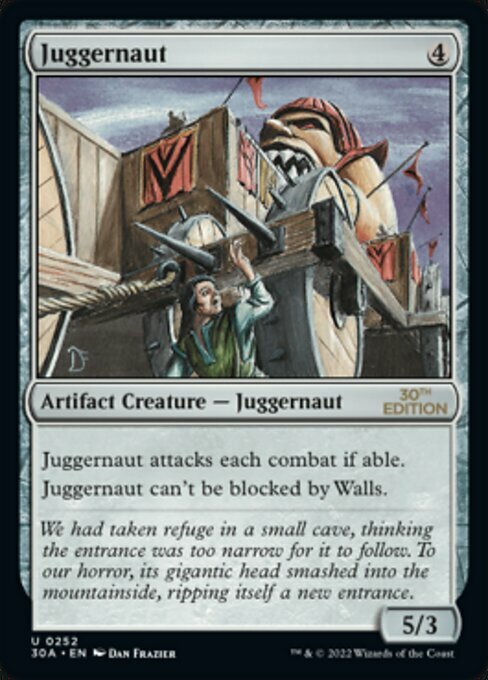 Juggernaut Card Front