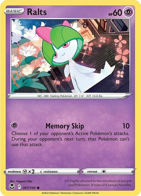 Ralts Card Front