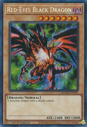 Red-Eyes Black Dragon Card Front