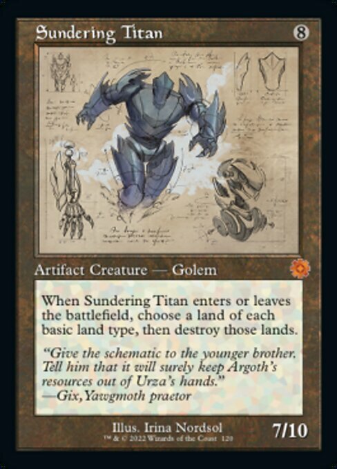 Sundering Titan Card Front