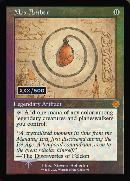 Mox Amber Card Front