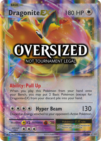 Dragonite EX Card Front