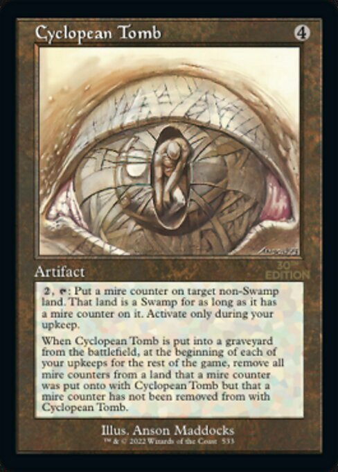 Cyclopean Tomb Card Front