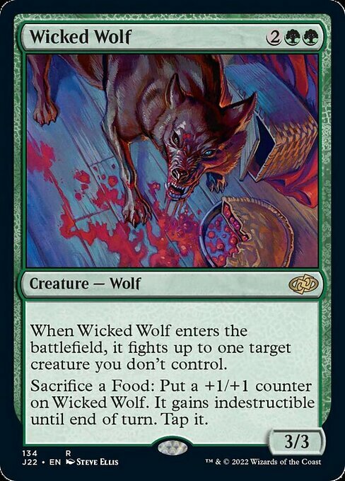 Wicked Wolf Card Front