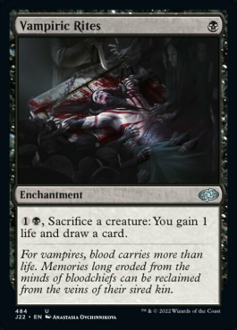 Vampiric Rites Card Front