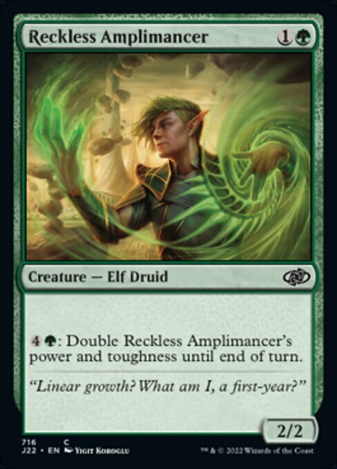 Reckless Amplimancer Card Front