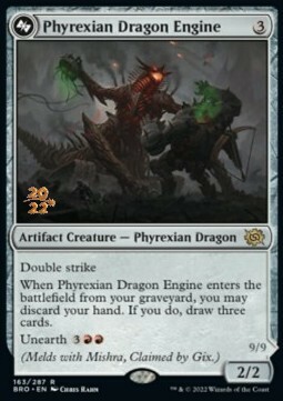 Phyrexian Dragon Engine // Mishra, Lost to Phyrexia Card Front