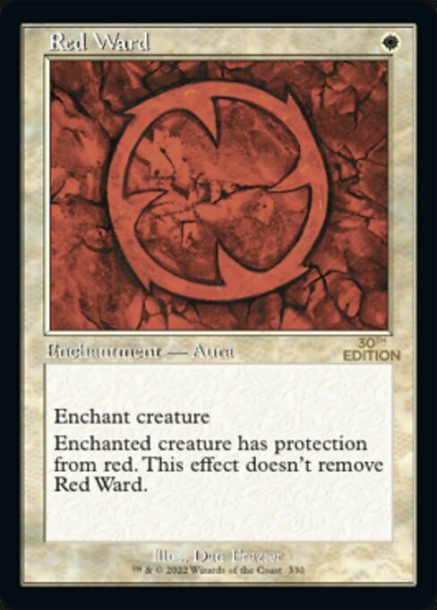 Red Ward Card Front