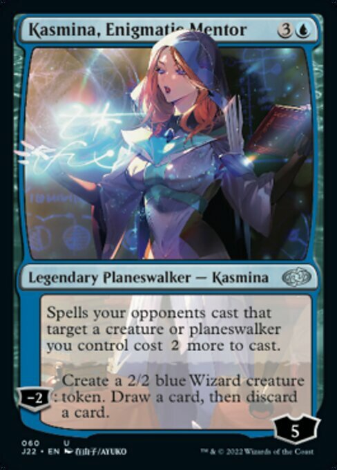 Kasmina, Enigmatic Mentor Card Front