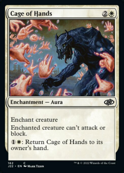 Cage of Hands Card Front