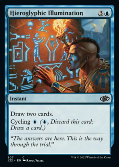 Hieroglyphic Illumination Card Front