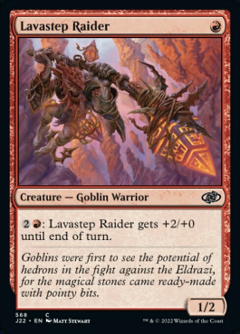 Lavastep Raider Card Front