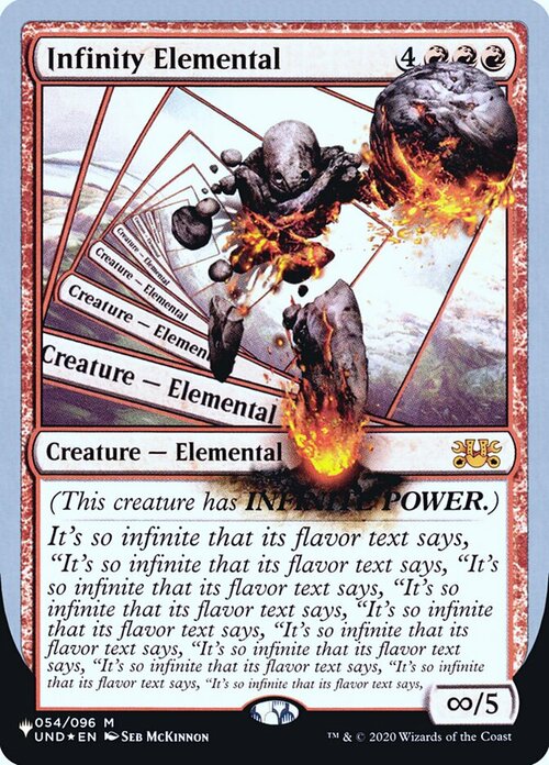 Infinity Elemental Card Front