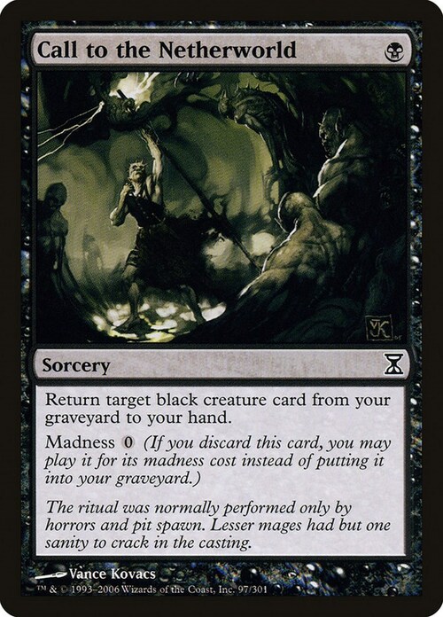 Call to the Netherworld Card Front