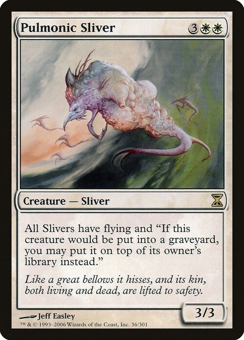 Pulmonic Sliver Card Front