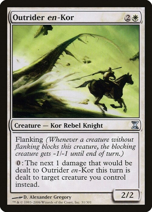 Outrider en-Kor Card Front