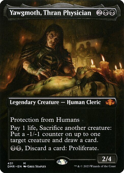 Yawgmoth, Thran Physician Card Front